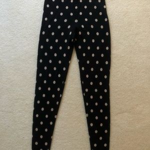 Wallace//woman wool pants. Size S.black with light brown dots.